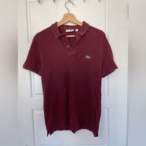 LACOSTE Men's Petit Piqué Slim Fit Polo Shirt